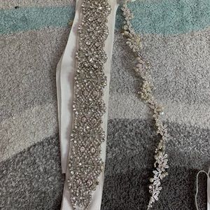 Wedding belt and head band